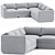 Podium Corner Sectional 5-Piece Set 3D model small image 3