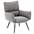 Elegant Natuzzi Talia Armchair 3D model small image 4