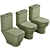 VitrA Compact Toilet Set 3D model small image 3