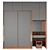 Luxury Bedroom Wardrobe Set 3D model small image 3