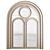 Elegant Arched Door Set 3D model small image 6