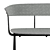 Modern Steel Bench by Magis 3D model small image 4