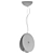 Elegant Fabbian Akoya Pendant Light 3D model small image 3