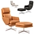 Ergonomic Vitra Grand Relax Chair 3D model small image 1