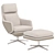 Ergonomic Vitra Grand Relax Chair 3D model small image 2