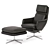 Ergonomic Vitra Grand Relax Chair 3D model small image 3