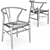 Modern Scandinavian Dining Set 3D model small image 4