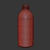 Reusable Aluminum Water Bottle 3D model small image 4