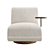 Elegant Bouclé Armchair by Vical 3D model small image 13