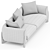 Modern Comfort: PORADA Softbay Sofa 3D model small image 3