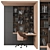 Home Office Desk & Bookcase 3D model small image 1