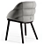 Sleek Camilla Chair Cattelan Style 3D model small image 2