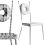 Modern Dining Chair Rondo 2015 3D model small image 3