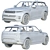 Advanced Range Rover Sport 2023 3D model small image 7