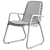 Ethereal Sunset Dining Chair 3D model small image 5