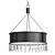 Metal Chandelier in Mod Style 3D model small image 1