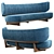 Luxury Modern Icosofà Sofa 3D model small image 1