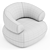 Mountain Puffer Chair: Ultimate Comfort 3D model small image 2