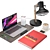 Modern Tech Workspace Set 3D model small image 2