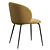 Minna Stool in Gray & Yellow 3D model small image 5