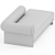 Summit Chaise Lounger: Ultimate Relaxation 3D model small image 4