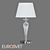 Eurosvet Olenna Table Lamp with Fabric Shade 3D model small image 1