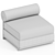 Mountain Majesty Slipper Chair 3D model small image 3