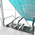 Urban Lowpoly Pedestrian Walkway 3D model small image 6