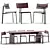 LOBE Dining Set - Tamo 3D model small image 2