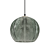 Scandinavian Green Glass Pendant 3D model small image 1