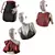 Fashion Mannequin Set with Clothes 3D model small image 3