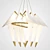 Origami Bird Chandelier Imperium Loft 3D model small image 2