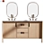 Manzanita 60 Double Sink Vanity 3D model small image 1