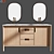 Manzanita 60 Double Sink Vanity 3D model small image 2