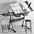 Modern Drafting Desk Set 3D model small image 1