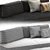 Modern Italian Sanders Sofa Model 3D model small image 3