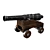 Vintage Cannon 3D Model Kit 3D model small image 1