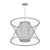 Bamboo Cage Pendant Light 3D model small image 2