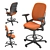 Steelcase Leap Stool Mesh Upgrade 3D model small image 1