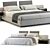 Yang Bed Model with Mattress Options 3D model small image 2