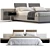 Yang Bed Model with Mattress Options 3D model small image 4