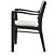 Gemma M1084 Cpa Beech Wood Chair 3D model small image 3