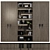 Modern Style Wardrobes 54 3D model small image 1