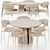 Luxury Dining Collection Set 07 3D model small image 2