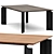 Sleek Patch Table, 3 Colors 3D model small image 1