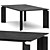 Sleek Patch Table, 3 Colors 3D model small image 2