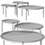 Sleek Campos Table Sovet Italia 3D model small image 3