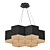 Illuminating Honeycomb Chandelier 3D model small image 1