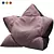 Rose Bean Bag Chair in Four Colors 3D model small image 7