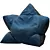 Rose Bean Bag Chair in Four Colors 3D model small image 8